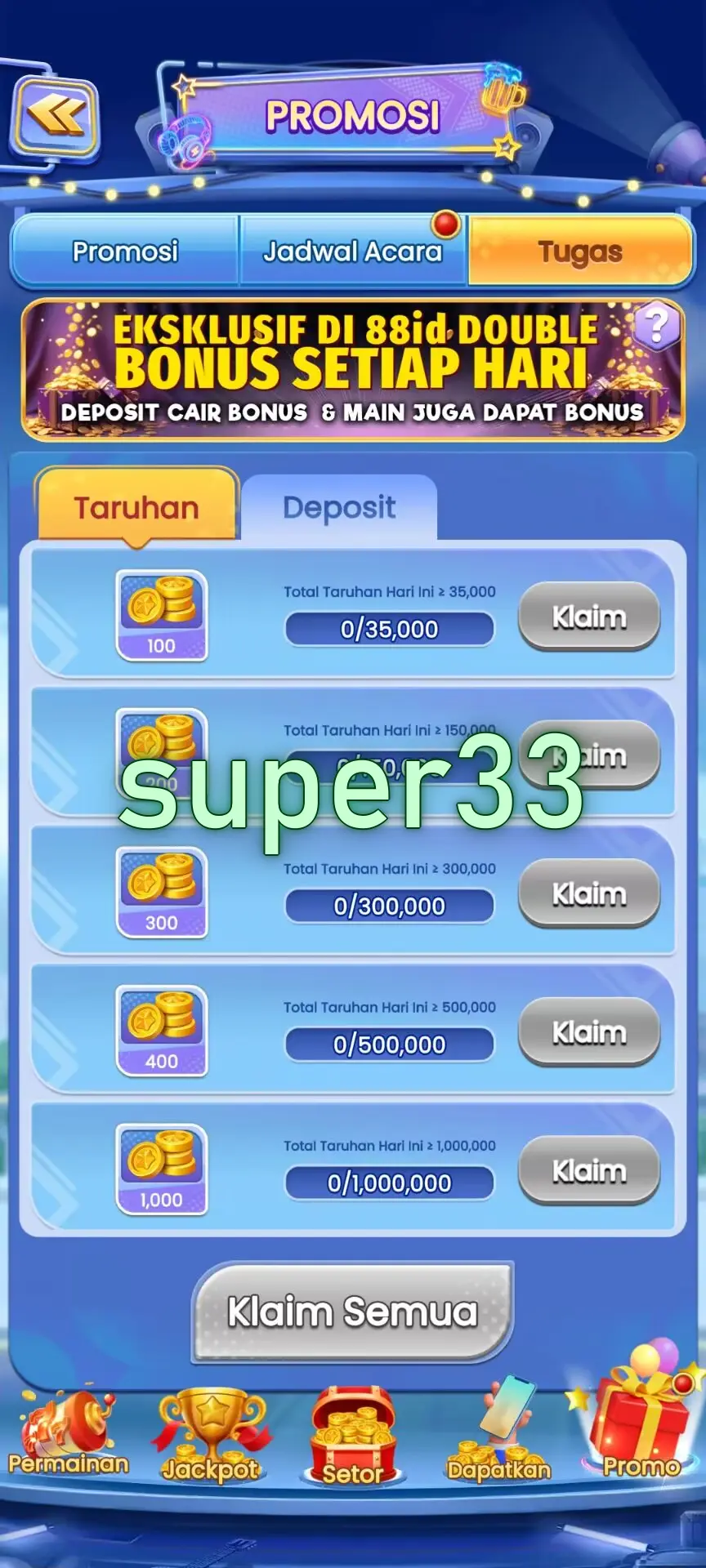 super33 Masuk